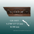 Cornija flexível de alta qualidade PU Crown Moldings / Idéias Cornice Design